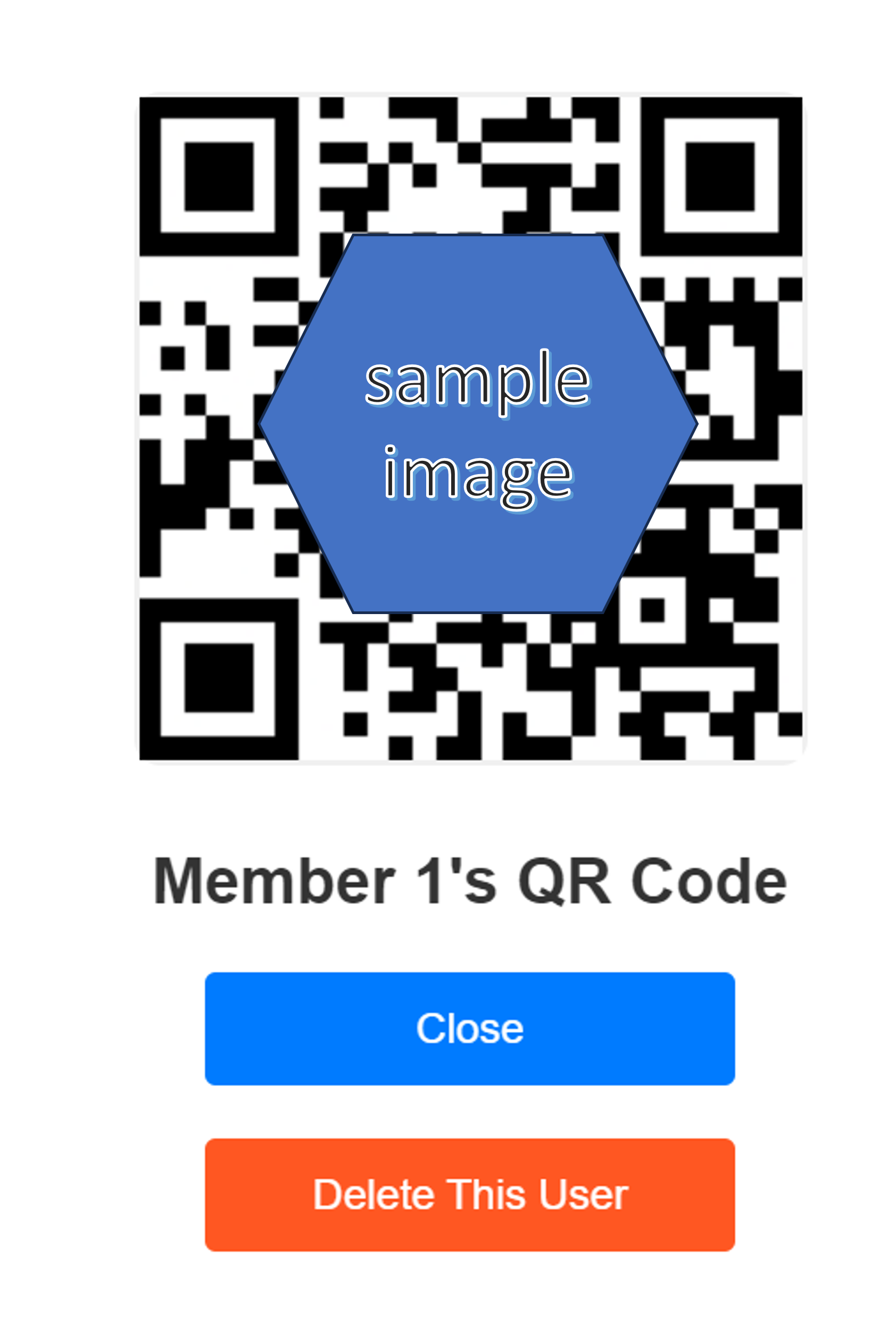 QR code usage